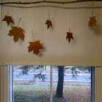 Autumn Window Decoration