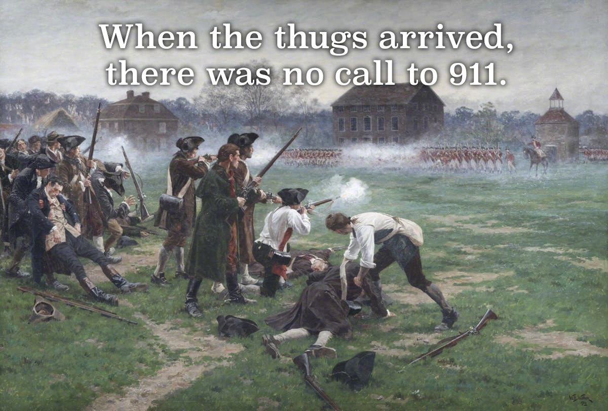 The first time they tried to take our guns.